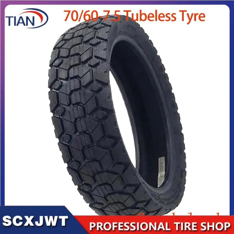 For Electric Scooter 70/60-7.5 Shock absorbing Tyre ,Tubeless Off-road Tire Wheel Part Replace