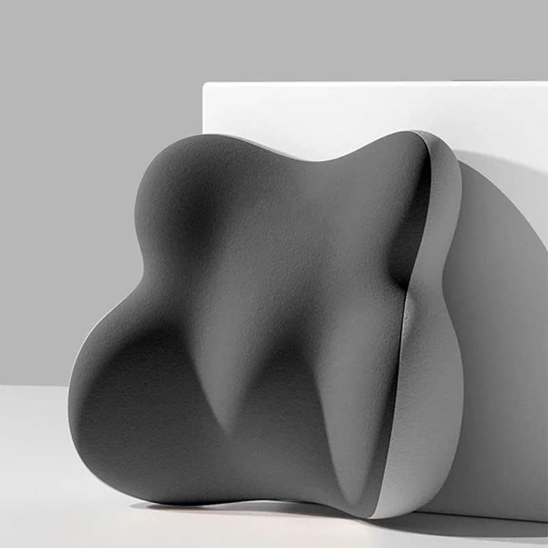 Cuscino Lombare Ergonomico in Memory Foam, Supporto Ortopedico Chiropratico per Sedia da Ufficio, Correzione della Postura
