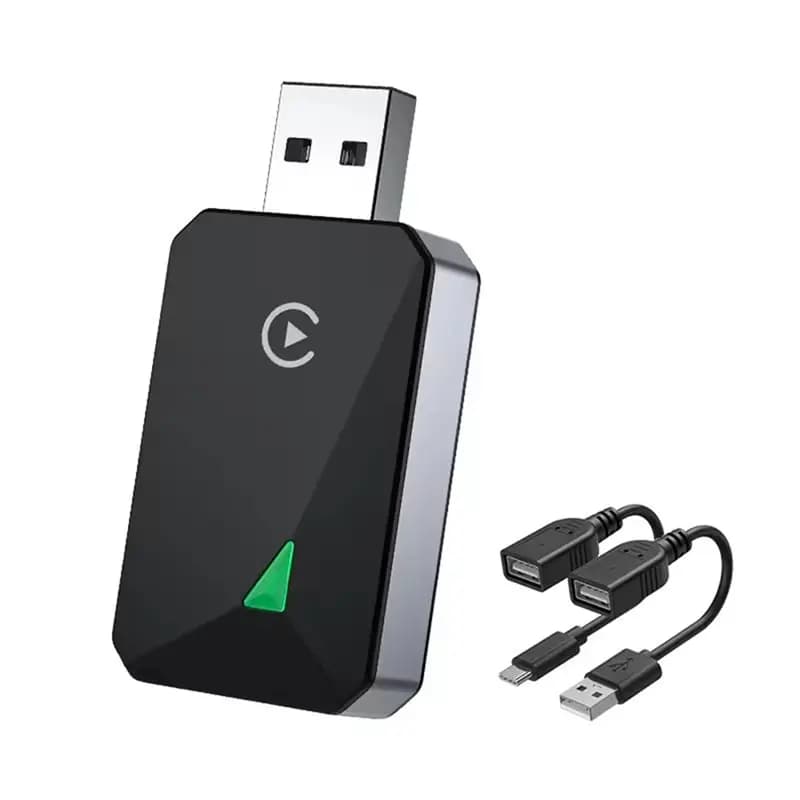 Mini Box Wireless Classic-Smart for Android Auto and Carplay 2 in 1, Dongle Plug & Play with Wired Connection for Auto Systems