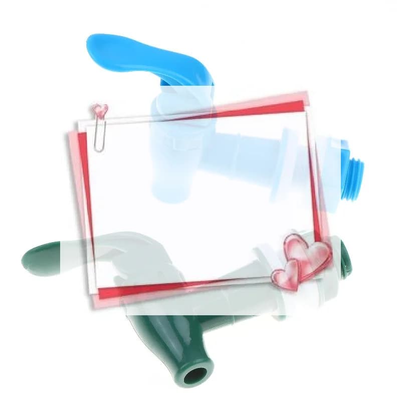 New Glass Bottle Faucet 1/5 Pieces, Water Tank, Barile, 17mm, PP, Anti-loss, with Valvola Filtrante, Water Dispenser