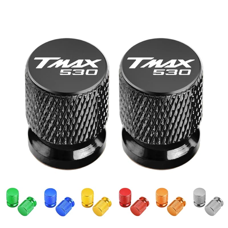 2 Pezzi Tappi Coprivalvola in Alluminio per Pneumatici Moto YAMAHA TMAX TMAX530 530 Accessori Moto