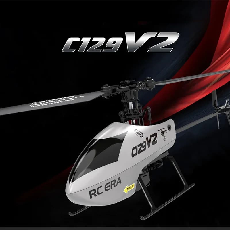Elicottero RC C129, Elicottero Telecomandato con Ricarica, Modello di Drone UAV per Esterni, Giocattolo Volante Fantastico