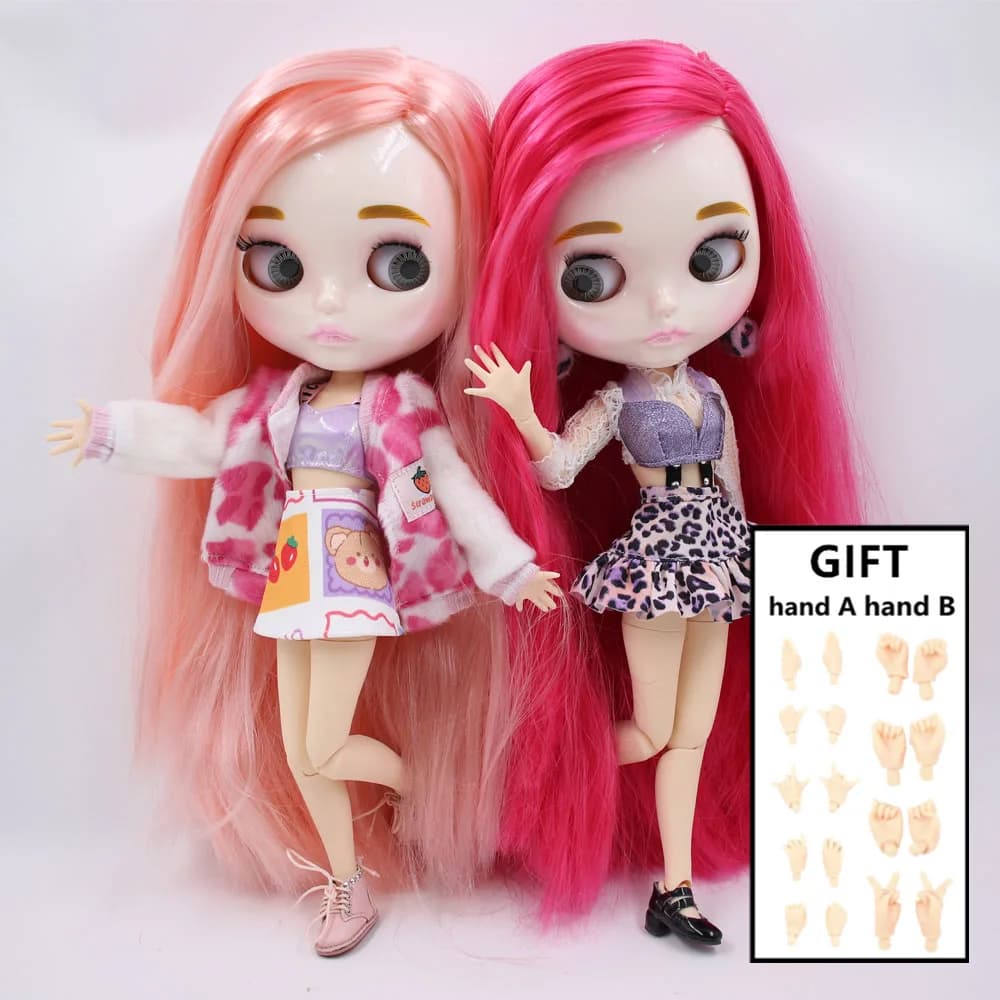 ICY DBS blyth doll 1/6 30cm BJD joint body glossy face, matte face anime girls toy gift special deal