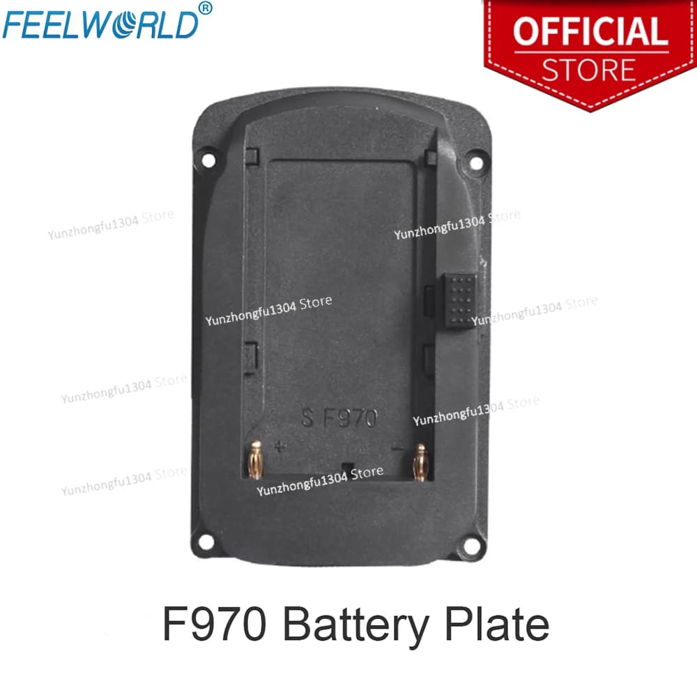 Piastra batteria per monitor da campo fotocamera Feelworld FW760 FW759 FW1018S A737 ecc e F970 F960