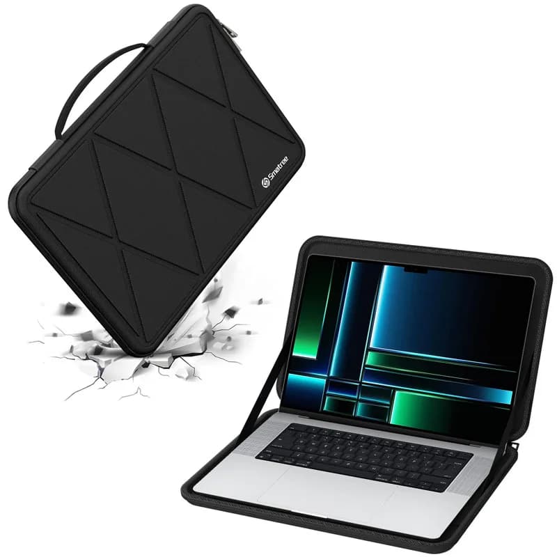 Custodia sottile per Laptop per MacBook Pro, custodia protettiva rigida in EVA compatibile per Laptop Apple MacBook Pro M3 Pro da 16.2 pollici