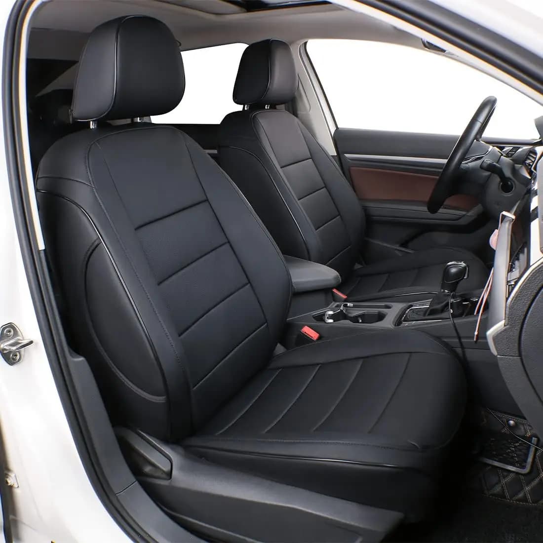 EKR Qashqai Car Seat Covers Custom Fit for Nissan Qashqai 2014-2020 Visia Waterproof Full Set Leather Cover