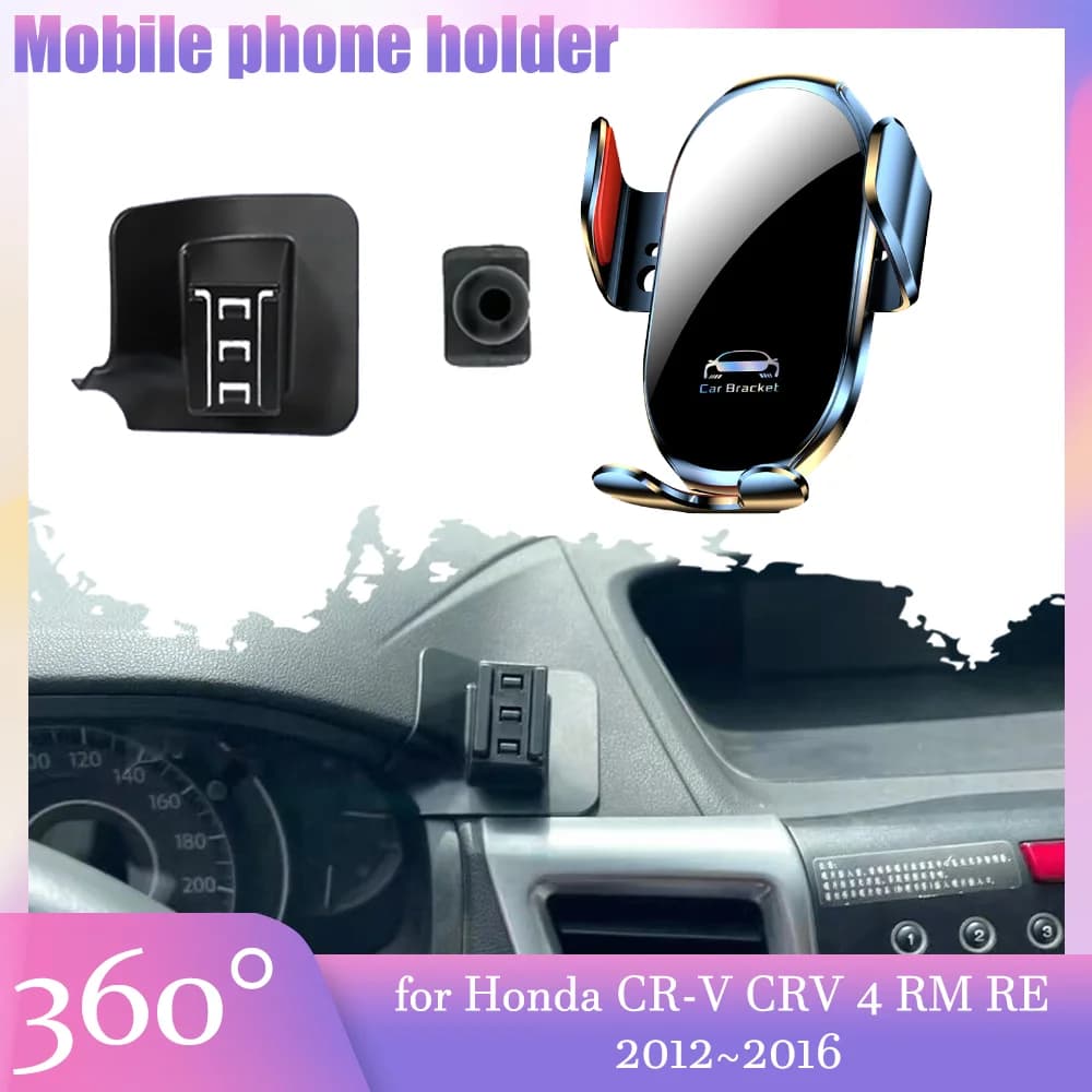 Car Mobile Phone Holder for Honda CR-V CRV 4 RM RE 2012~2016 2013 GPS Air Vent Cell Clip Stand Tray Support Accessories iPhone