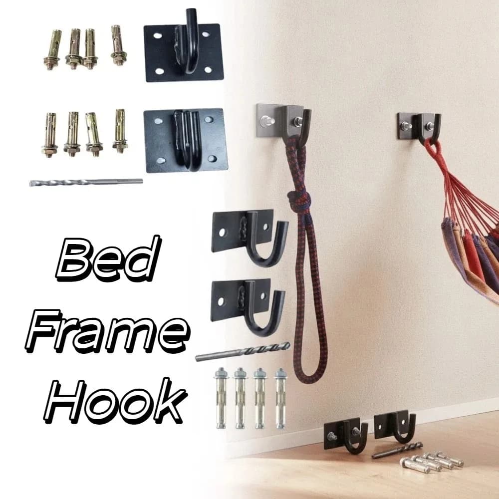 Heavy Duty Metal Hammock Stand Hooks Durable Iron Wall Reinforcement Hammock Wall Mount Hooks Wall Mount