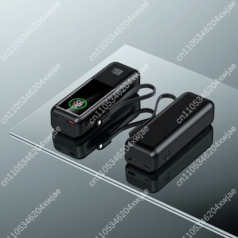 Power bank per notebook PD100W ad alta potenza transfrontaliero 20000mAh ricarica super veloce con il proprio cavo di alimentazione mobile