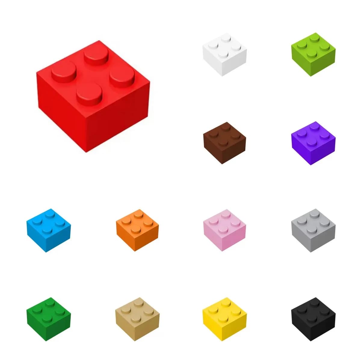 50 pz 3003 Mattoni 2x2 Mattoni Collezioni Bulk Modular GBC Giocattoli Per Tecnico MOC FAI DA TE Edifici Blocchi Regali Compatibile Ass