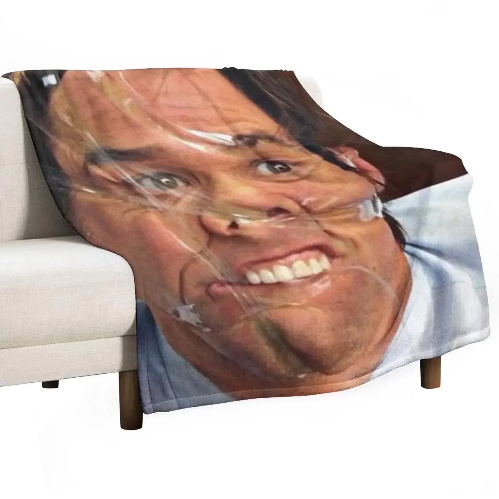 jim carrey meme Throw Blanket Nap Decorative Sofa Sleeping Bag Soft Plush Plaid Shaggy Stuffeds Blankets
