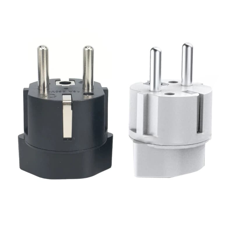 Adattatore da europeo per Francia Adattatore da svizzero a europeo Convertitore corrente con presa connettore 250V