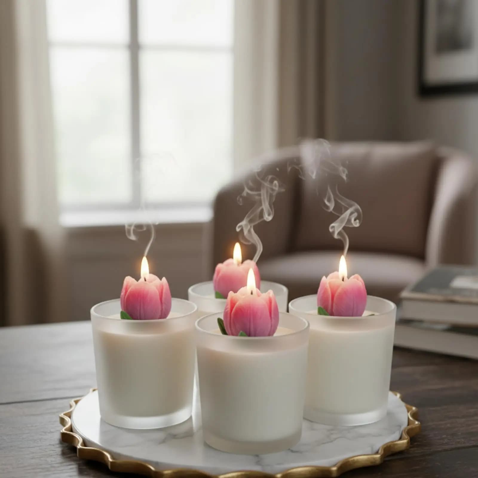 Tulip Bud Silicone Mold for Candle Soap Resin, 3D Handmade Aromatherapy Candle Gypsum Craft, Latest DIY Mold 2026