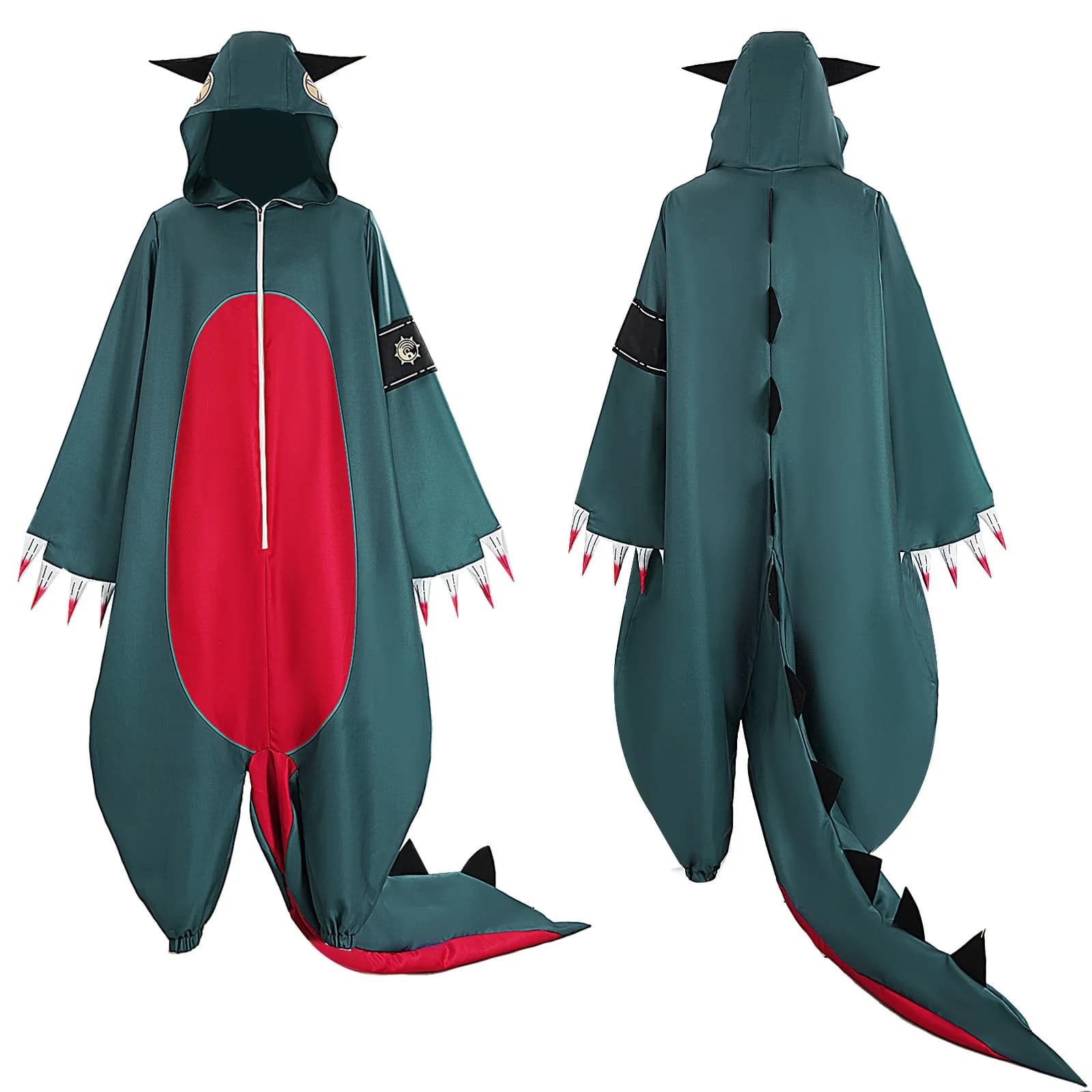 Fei Yuan War Ghost cosplay costume - Jita dinosaur onesie pajamas for Halloween funny role-playing