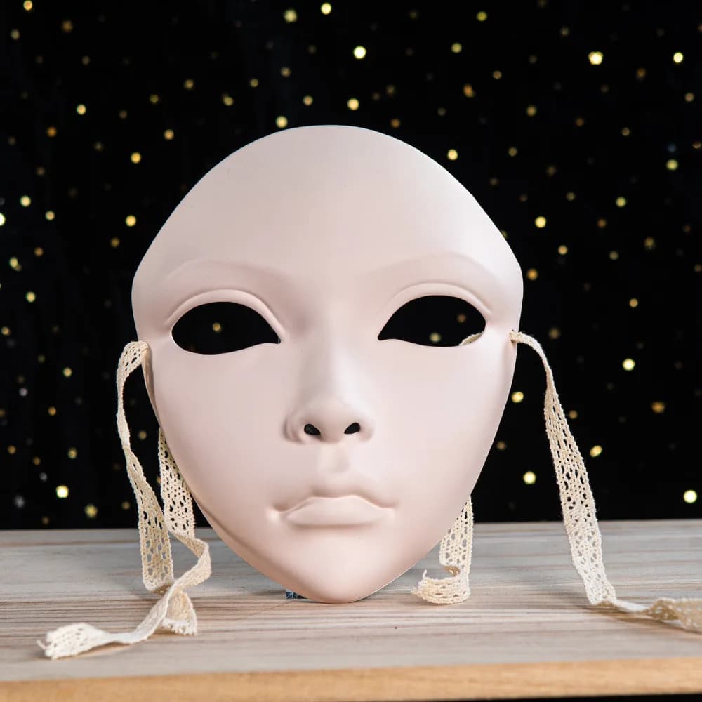 Maschera di bellezza per feste cosplay Maschera di anime Maschera di carnevale Festa in maschera Fai da te Decora decorazioni per feste Gioco di ruolo Accessori per costumi