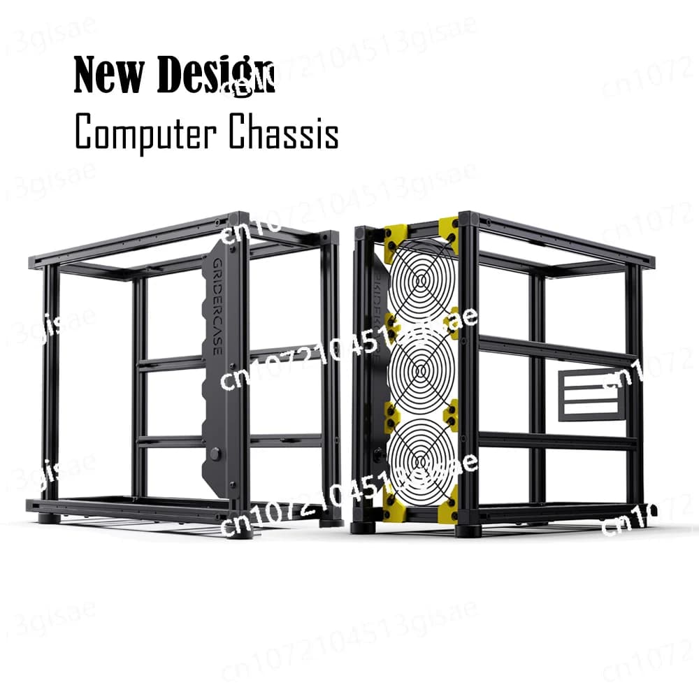 Dotato di backplane Alimentatore ATX MATX Memorizzazione PCIe AIO a tutta altezza, senza telaio NAS ausiliario a 8 dischi Sagittario