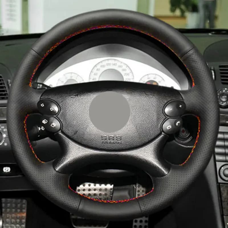 Braided wheel for Mercedes Benz Class E W211 Class CLK C209 A209 C219 W463 Class SL R230 Car steering wheel Leather cover
