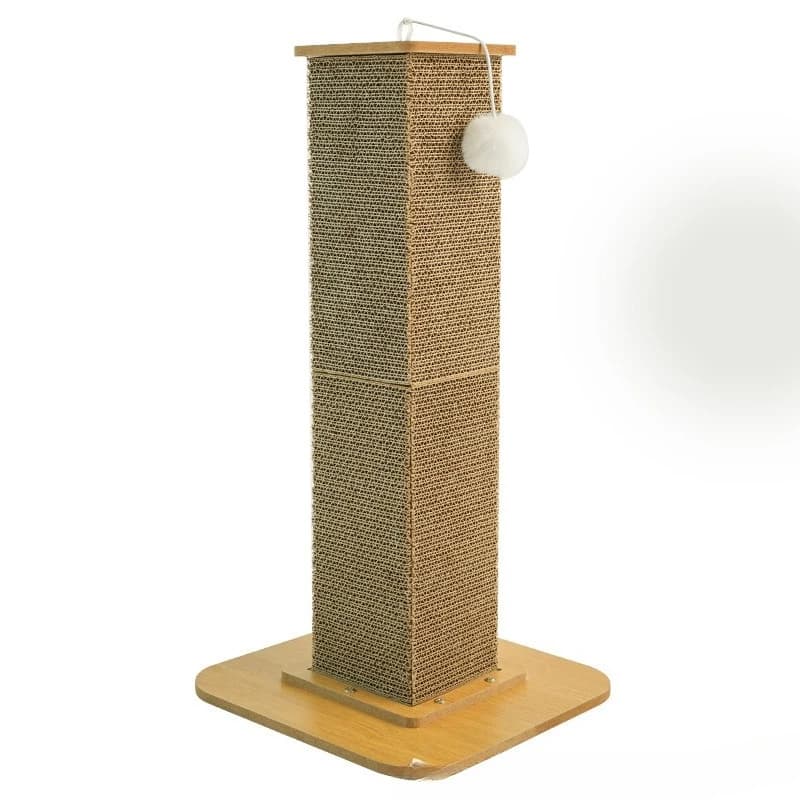 tiragraffi giocattolo stuzzicante gatto noia artefatto arrampicata telaio artiglio colonna ondulato resistente all'usura