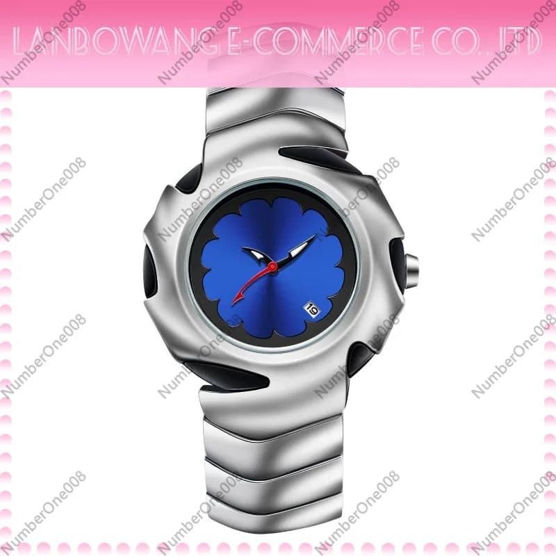 Orologio da polso da uomo alla moda con design Alien Blade, orologio al quarzo impermeabile, cassa in lega, orologi punk alla moda e non convenzionali