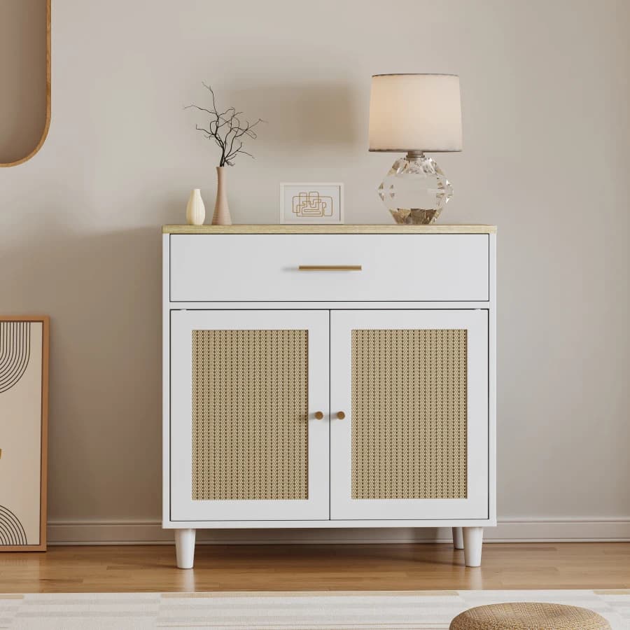 Cat Litter Box Enclosure with Scratch Pad Hidden Litter Box Furniture Wooden Pet House Sideboard Storage Cabinet Fit Most Cat a
