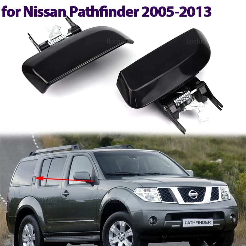 Maniglie per porte esterne automatiche esterne posteriori Accessori per manopole esterne per Nissan Pathfinder R51 2005-2013 2012 82607-EA502 82606-EA502