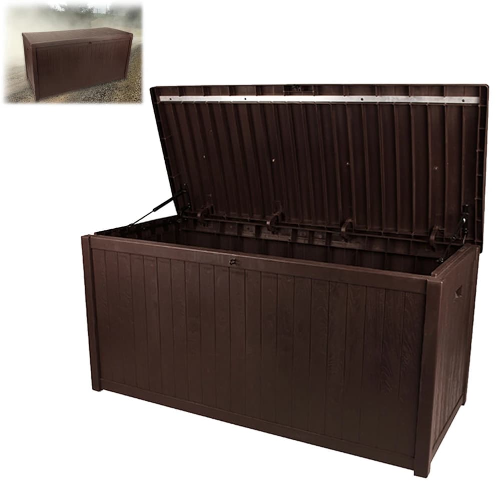 Outdoor Storage Box UV-Resistant Waterproof Storage Bin for Patio Furniture Outdoor Cushions