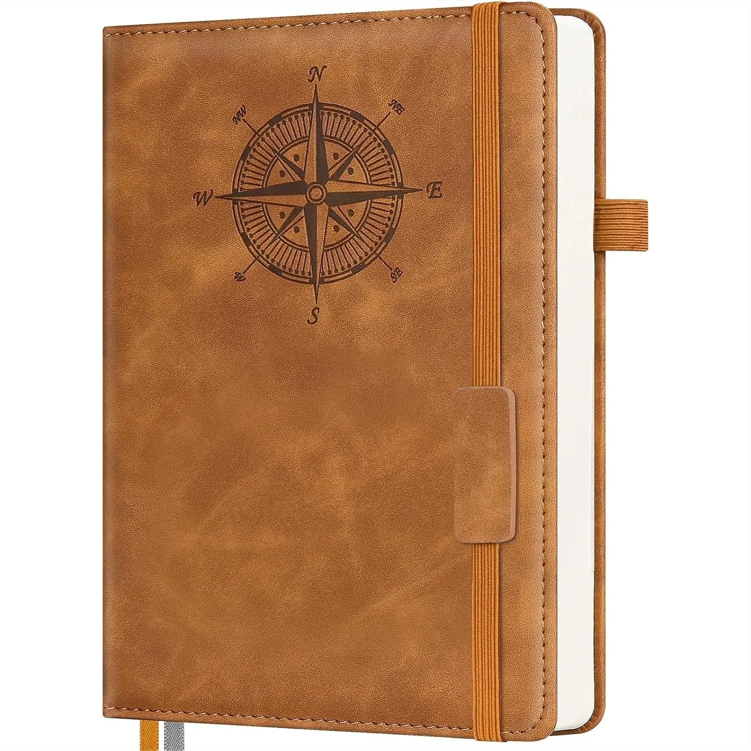 Leather Journal for Writing, Hardcover College Ruled Notebook with Thick Paper, Large A4 Daily Journal for Travel, Diary, Gifts
