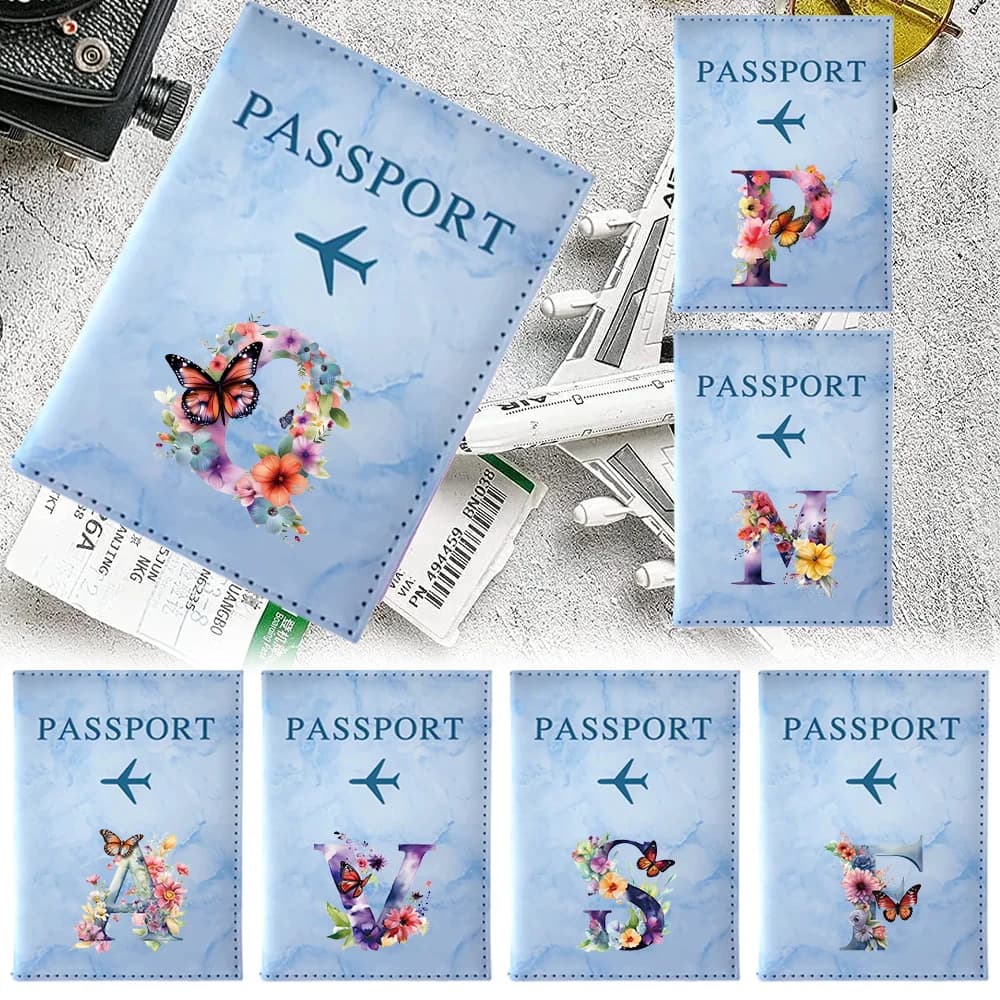 Passport Holder Butterfly Series Portable Business Travel Certificate Storage Accessories Credit Card Passport Storage Bag