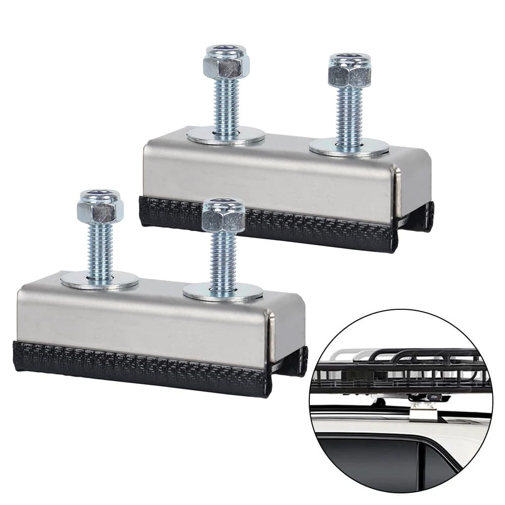 2PCS Caravan Van Roof Rack Mount For Fiat Ducato Peugeot Boxer Citroen Relay Motorhome Roof Solar Panel Rail Mounting Bracket