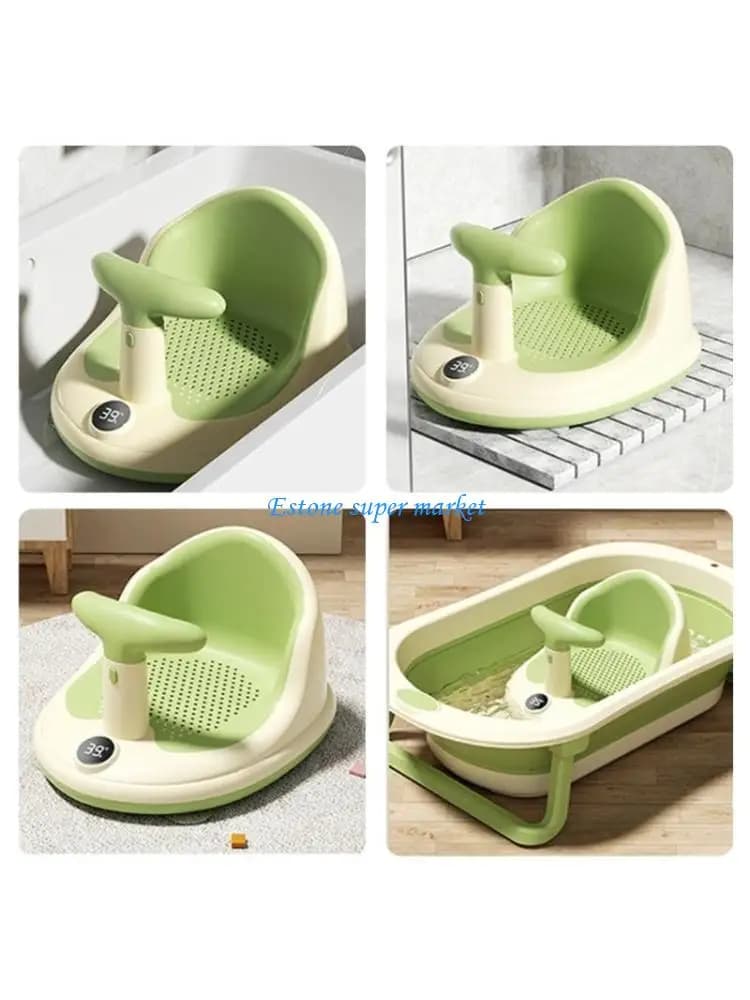 090B Sgabello da bagno per neonati Sedili per vasca da bagno Bella sedia da bagno per cartoni animati Sgabello per doccia con