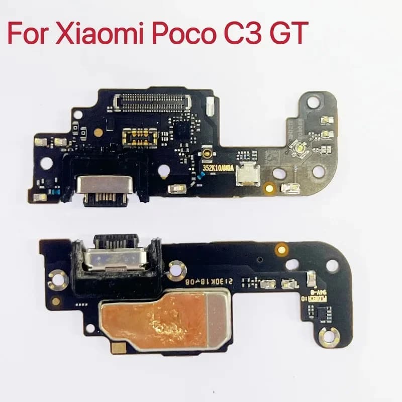 Scheda di ricarica Pop Full IC per Xiaomi Poco X3 GT X3GT Porta di ricarica USB PCB Dock Plate Cavo flessibile per caricabatterie per microfono