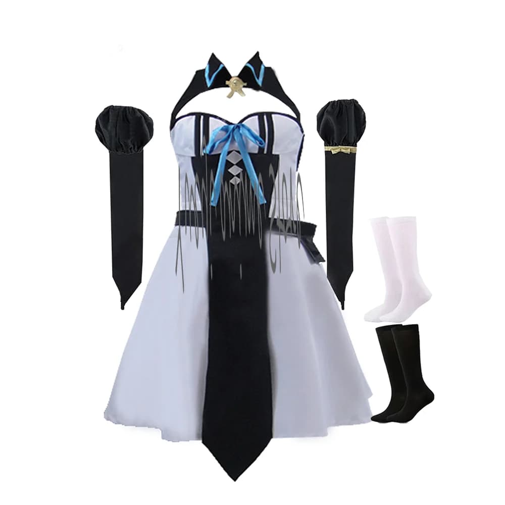 Costume da Cosplay Personalizzato Belle di Cenerentola per Donna, Set Completo per Halloween