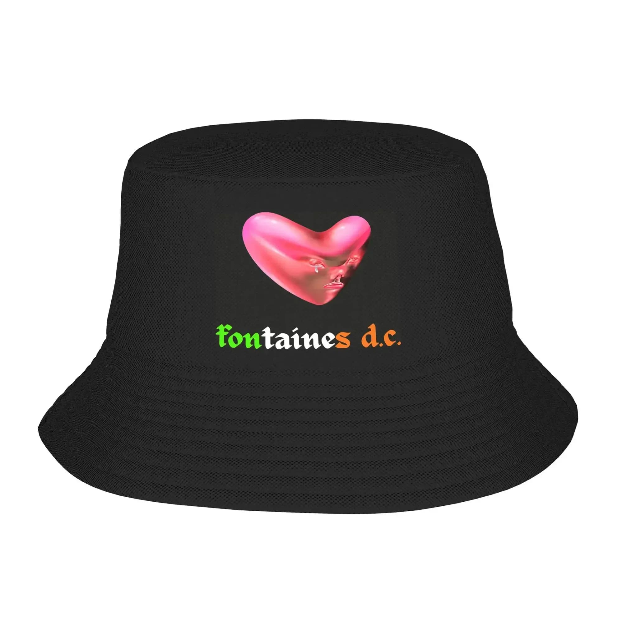 2026 Fontaines D C Bucket Hat Tour 2025 Outdoor Fisherman Caps For Unisex Casual Hunting Sunscreen Hats Soft Fold Custom Cap