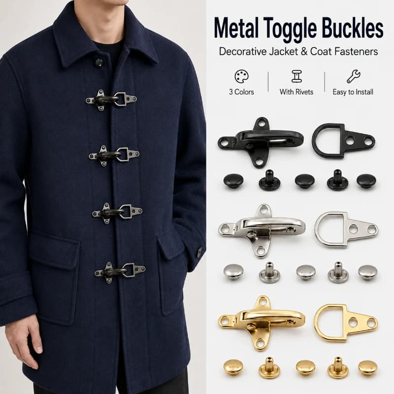 Meetee 2-5 pezzi 4/5 cm fibbie in metallo per la decorazione della cinghia della borsa chiusura a moschettone clip borsa fibbia della cintura abbigliamento fai da te accessori hardware