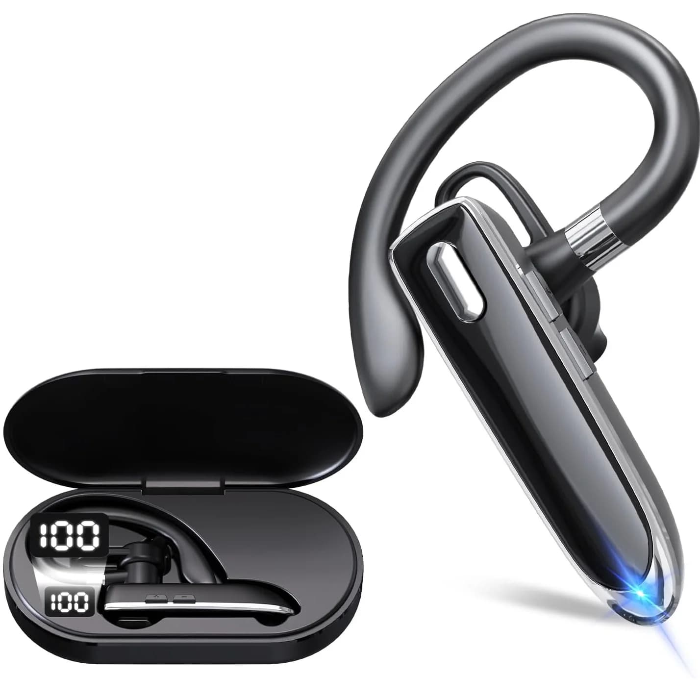 NUOVI auricolari Bluetooth V6.1 Drive Design con gancio wireless Comodo telefono cellulare Cuffie alternative per auricolare sinistro/destro