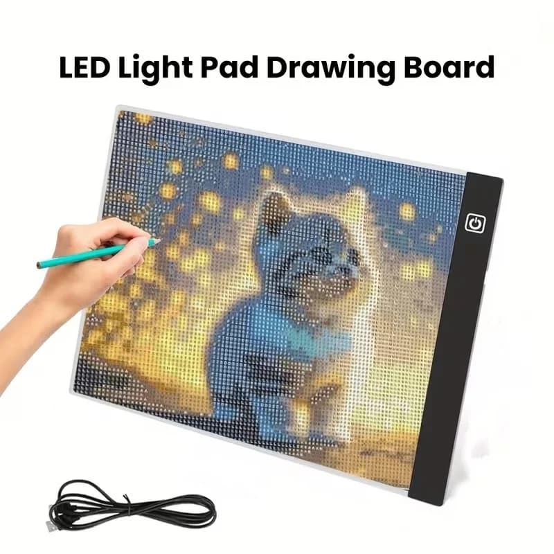 Tavoletta LED Dimmerabile a 3 Livelli per Disegno e Copia, Giocattolo Educativo A4 per Bambini, Regalo Creativo per Bambini