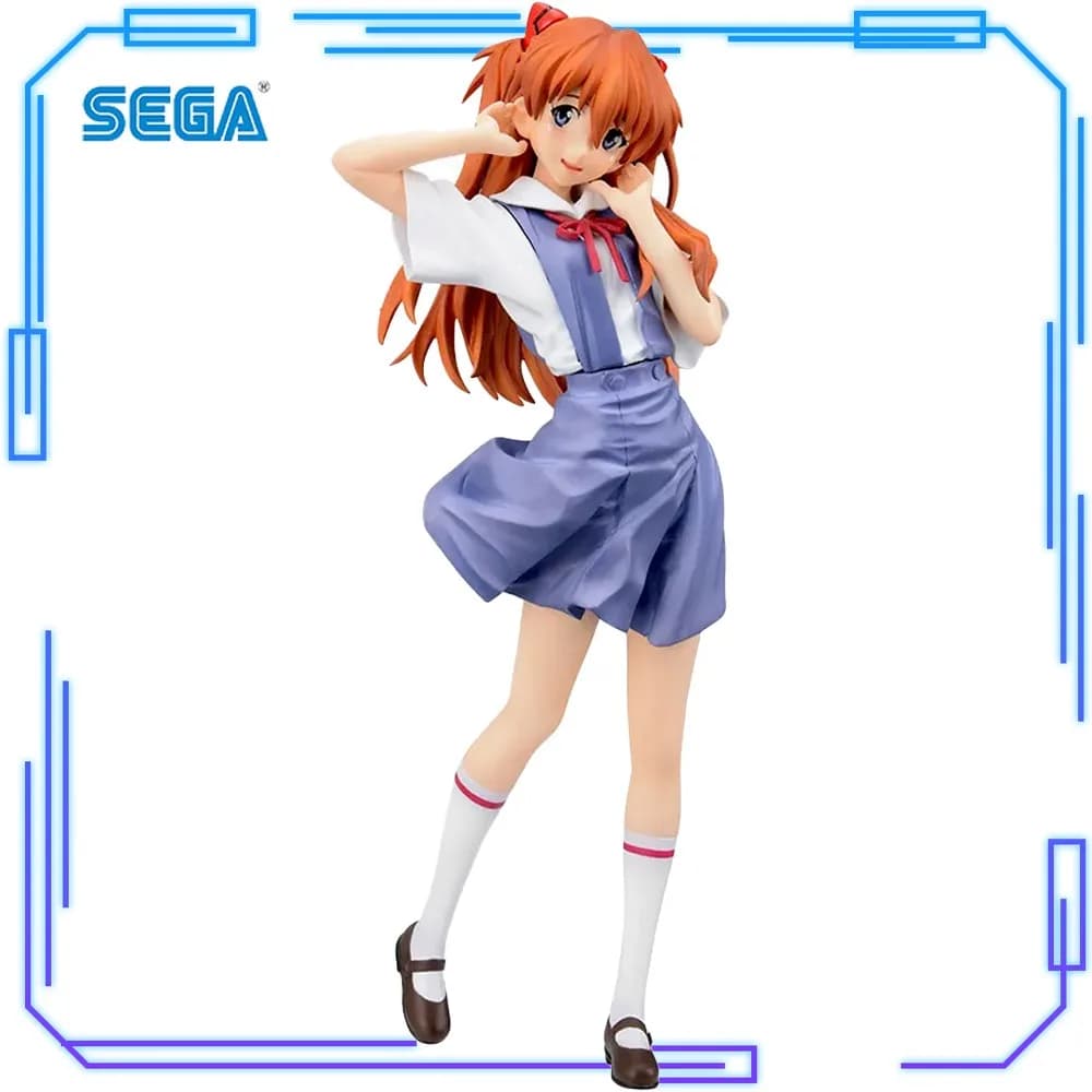 In Magazzino SEGA Originale Genuino Anime Neon Genesis Evangelion XStellar Soryu Asuka Langrey Uniforme Ver 21 cm Modello Giocattolo Figura Regalo