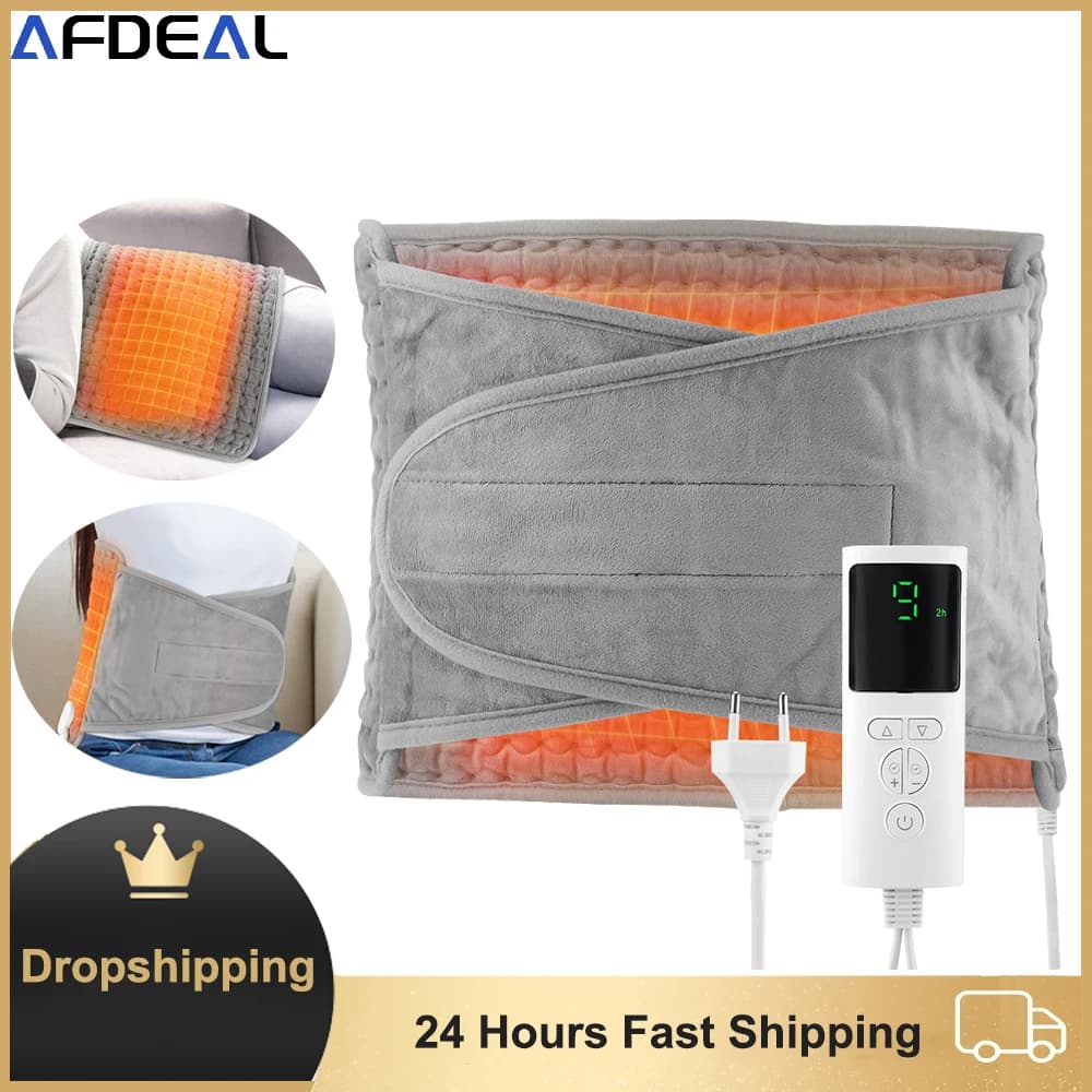2 in 1 cuscino riscaldante elettrico cintura riscaldante addome spalla schiena sollievo dal dolore impacco caldo fisioterapia coperta termica