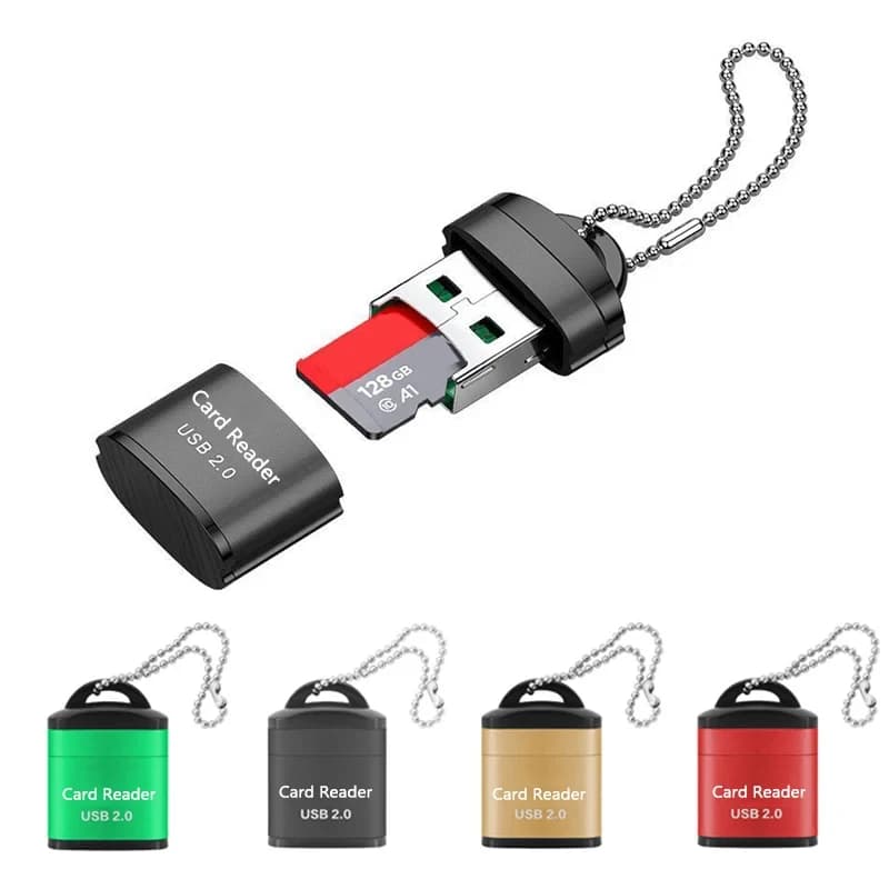 1/2/3pcs For USB Micro Card Reader USB 2.0 Mini Mobile Phone Memory Card Reader High Speed USB Adapter For Laptop Accessories