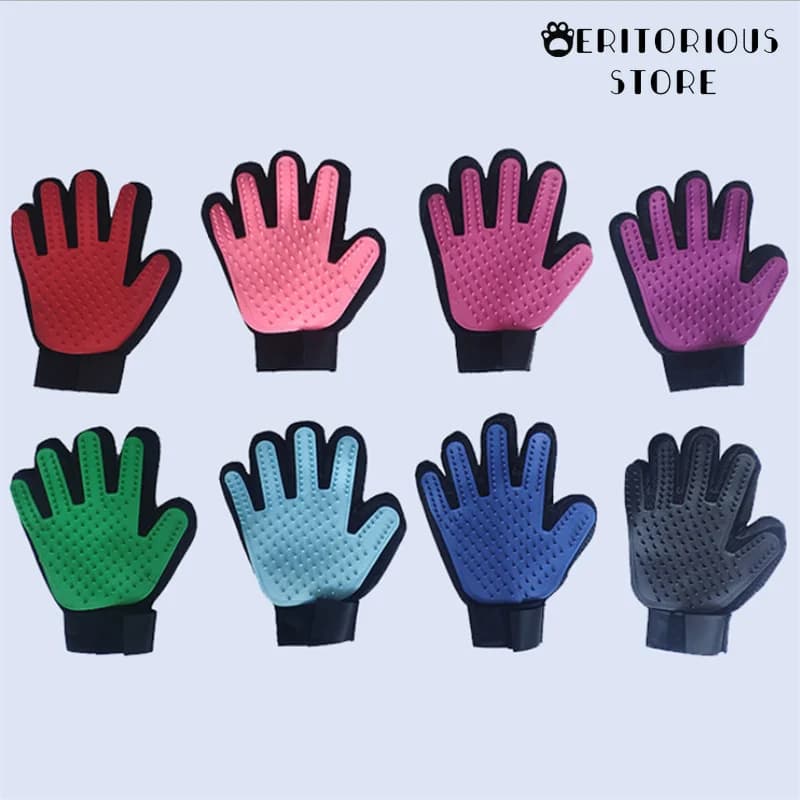 Nuovo giocattolo per cani in Silicone per guanti a spazzola despargimento delicato efficiente Pet Grooming guanto bagno per cani prodotti per la pulizia del gatto accessori