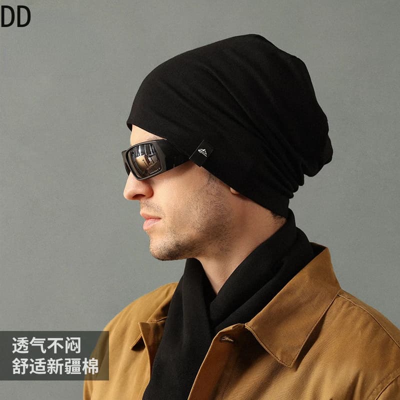 Moda Skullcap Uomo Caldo lavorato a maglia Cappello morbido Uomo Outdoor Inverno Beanie termico Y2k Semplice classico Berretto di protezione per le orecchie Maschio DMZ110