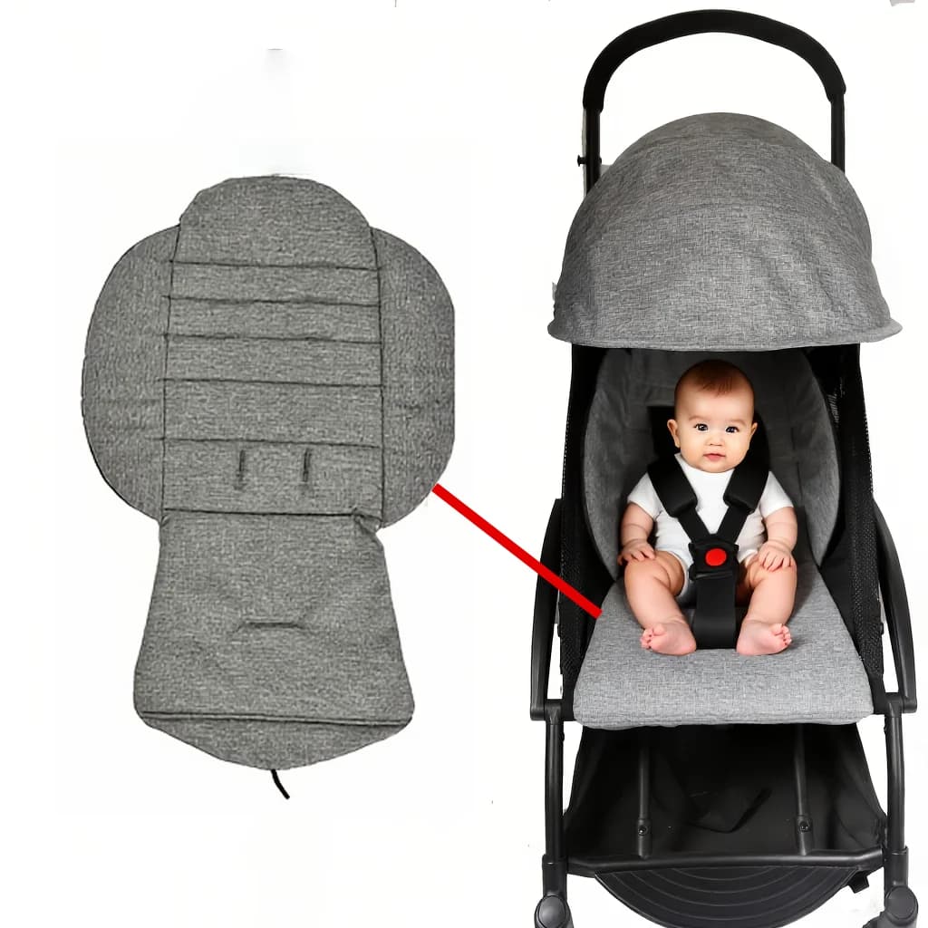 Cuscino per seggiolino per passeggino, cuscino per passeggino addensato, cuscino di supporto per seggiolino per passeggino, regalo per bambino