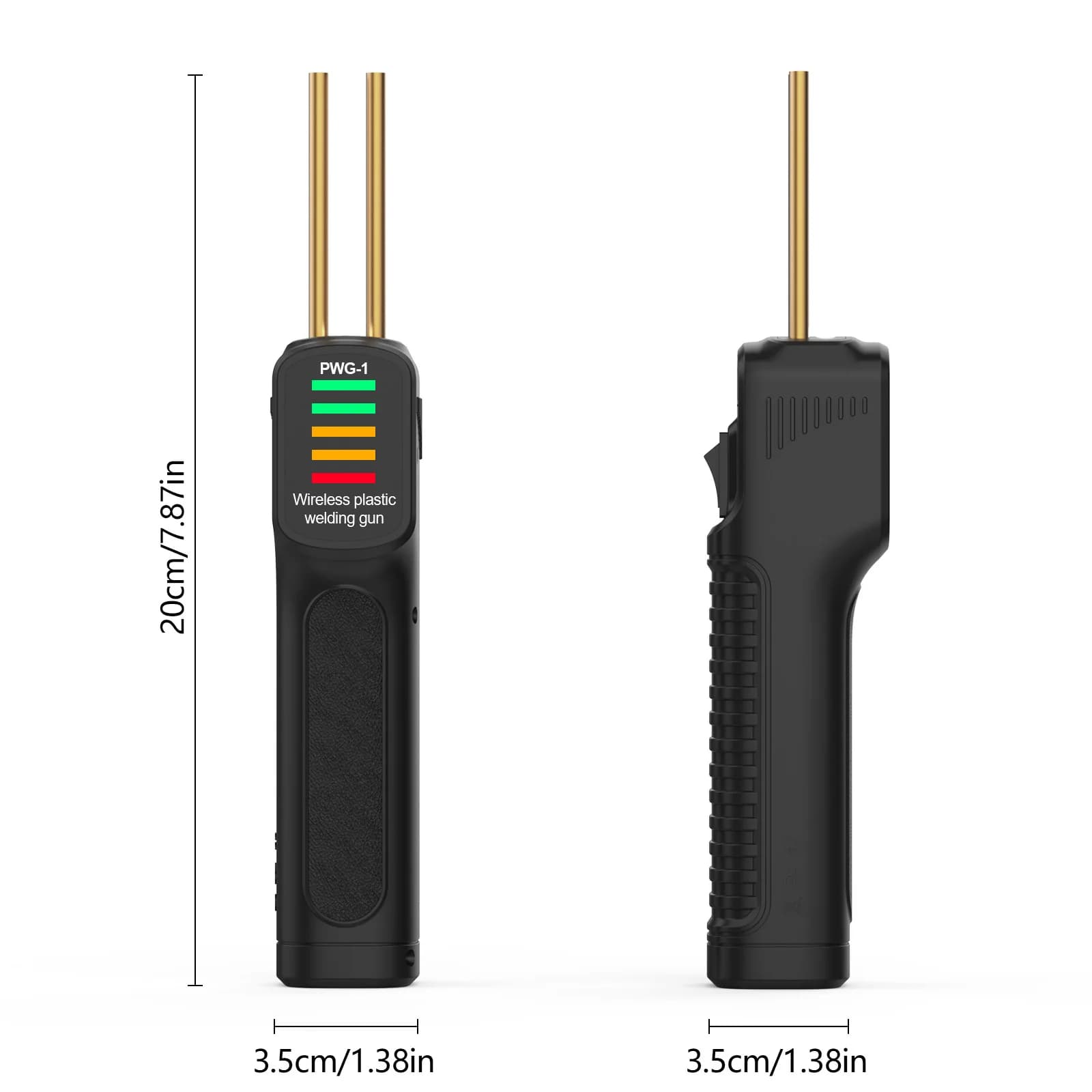Saldatrice a caldo portatile da 2600 mAh con ricarica wireless, per riparazione paraurti auto, con 200 graffette