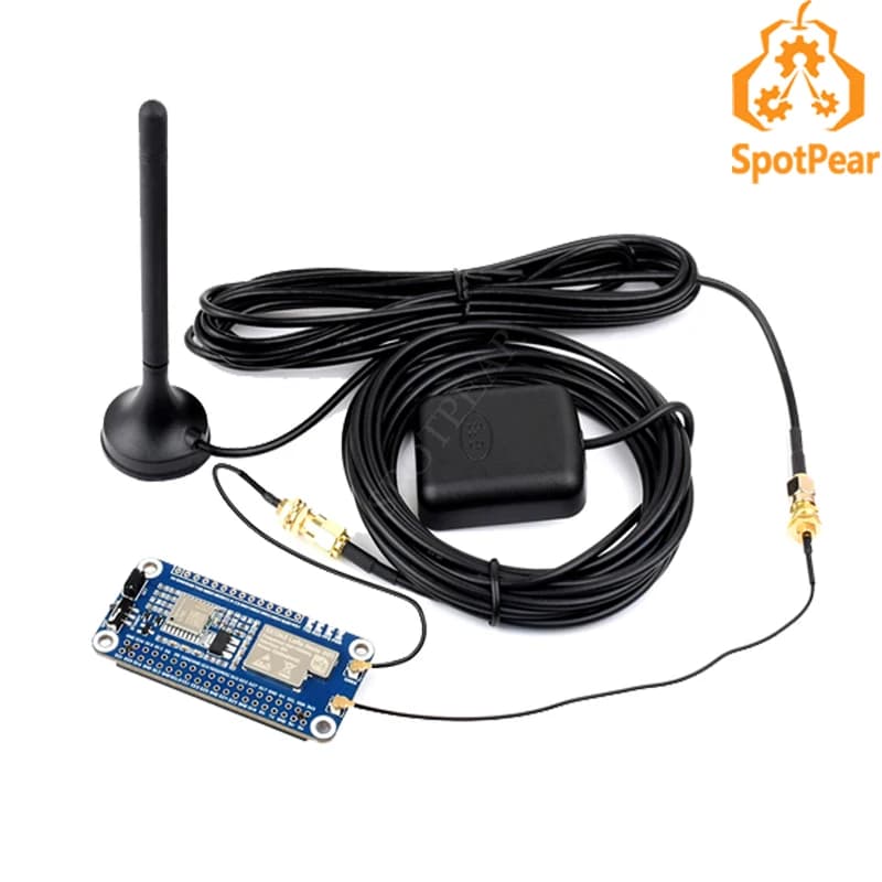 LoRaWAN Raspberry Pi SX1262 module node expansion card with magnetic CB antenna options Frequency band and GNSS function