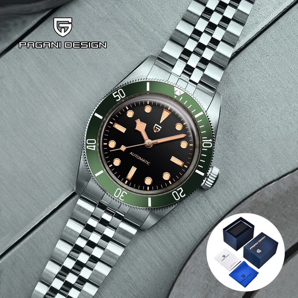 2025 New men's watches PAGANI DESIGN Top Luxury NH35 Men's automatic mechanical watch AR Luminous sapphire mirror Men's gift box