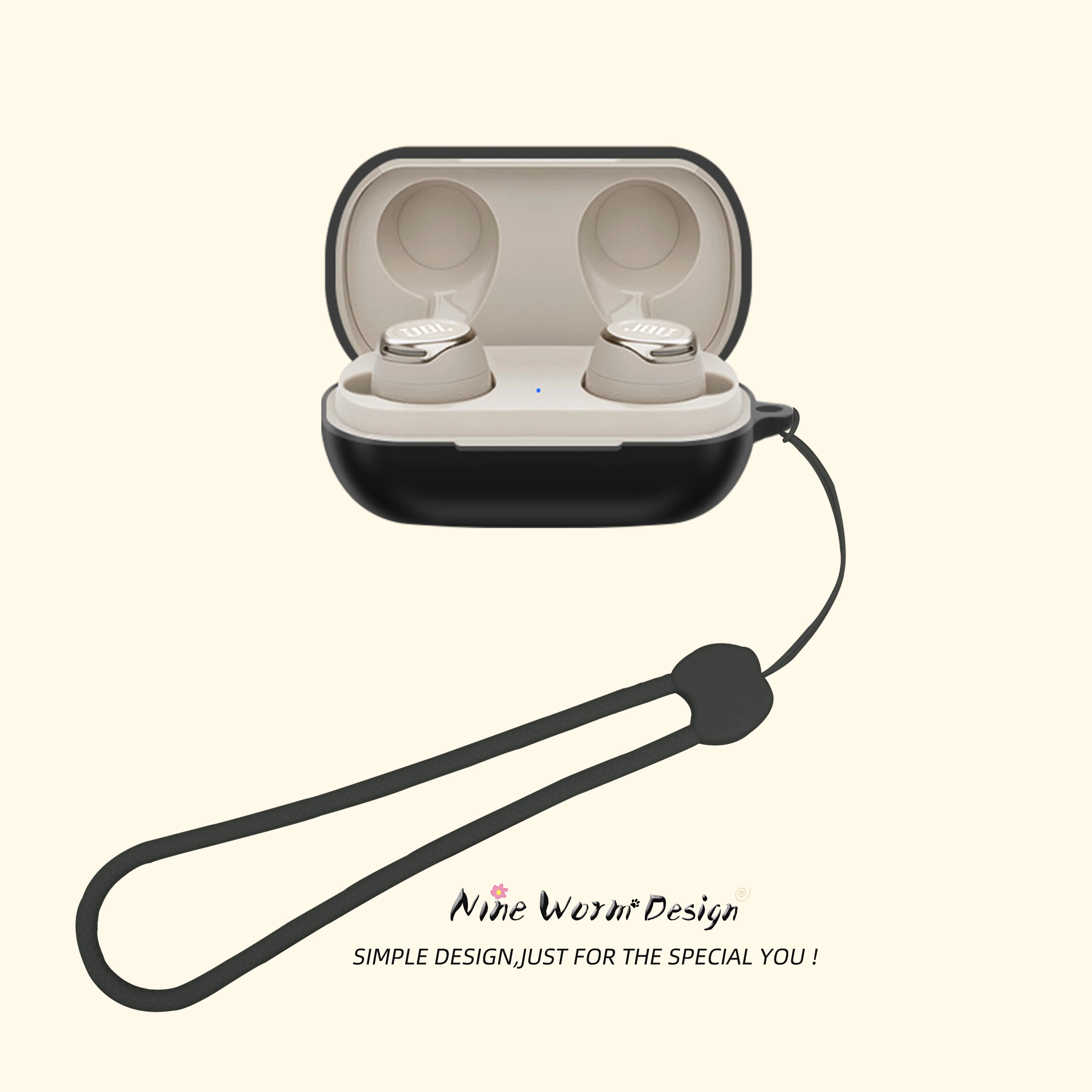 Per JBL Reflect Flow Pro Case custodia protettiva per auricolari auricolari Bluetooth Wireless in Silicone morbido Anti-caduta che trasportano