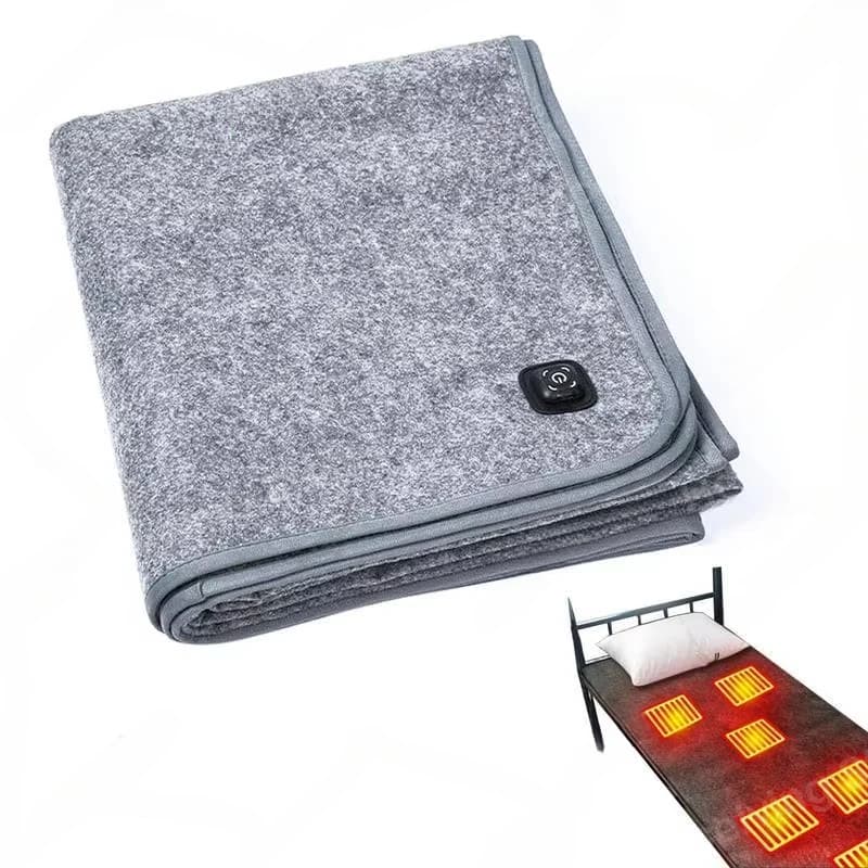 Coperta elettrica Coperta elettrica con riscaldamento morbido Protezione da surriscaldamento automatico Riscaldamento rapido Alimentazione USB termica per la casa