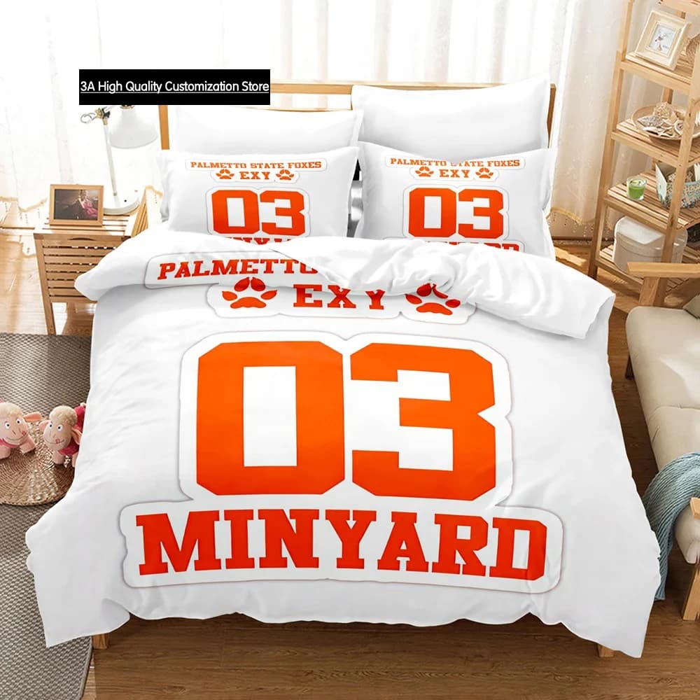 The Foxhole Court Palmetto State Set biancheria da letto Singolo Twin Completo Queen King Size Set copripiumino per camera da letto per ragazzi adulti Kawaii
