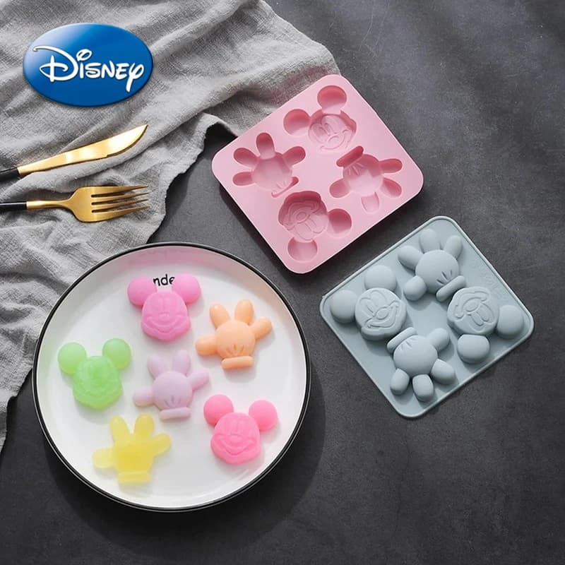 Taglierina per biscotti di Topolino Disney Kawaii Cartoon Palm Hand Stampo per caramelle al cioccolato Stampo per torta per biscotti Strumento di cottura Modello vassoio di ghiaccio