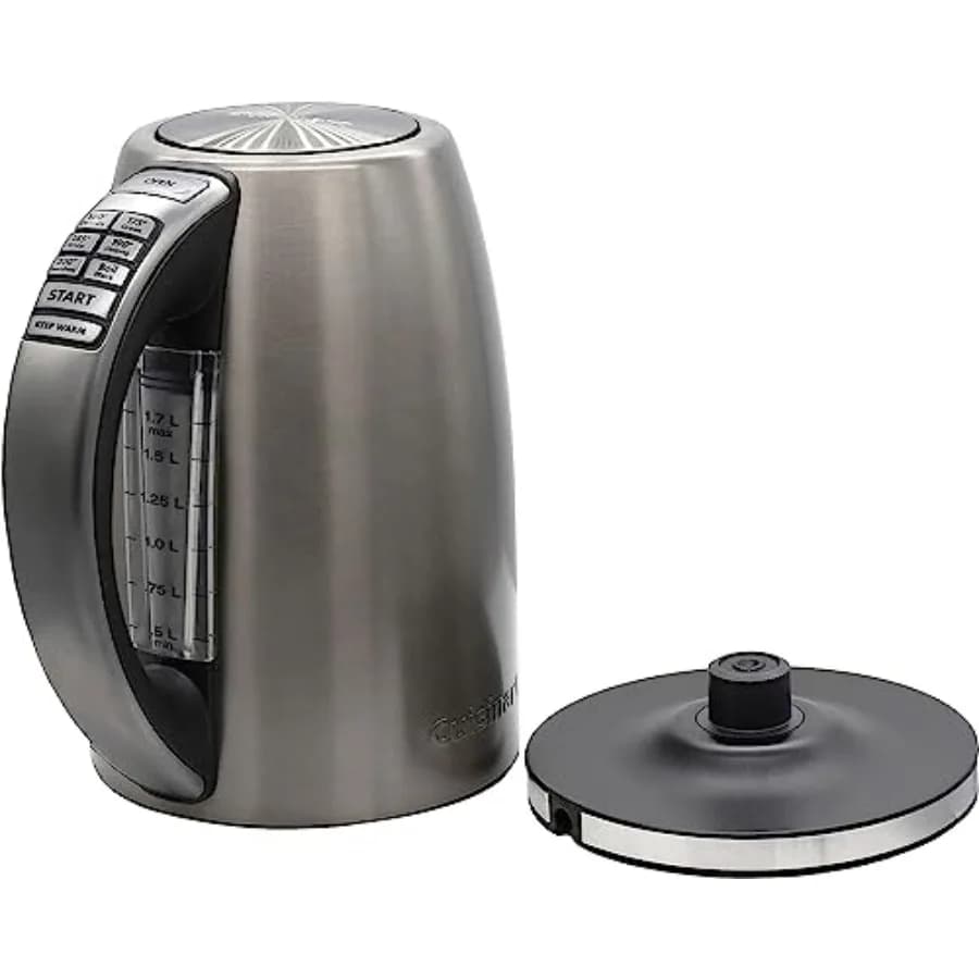 1,7 Liters, 1500W, Quick Heating, 6 Preset Temperatures, 30 Minute Heat, Non-slip Base